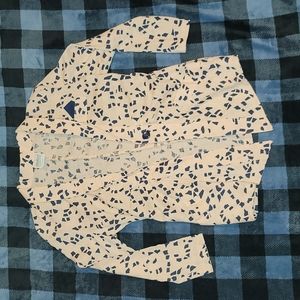 Vintage.  Made in USA. Millicent of California. 1 button blouse. Size 4